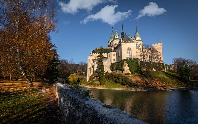 okolí zámku Bojnice